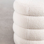 Load image into Gallery viewer, The Ribbed Boucle Accent Bench