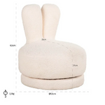 Load image into Gallery viewer, The Bunny Ear Boucle Kids Chair