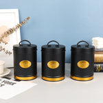 Load image into Gallery viewer, Roman Charm Elegant Matte Mint Kitchen Storage Canisters – Set of 3 (Coffee, Sugar, Tea) (Copy)

