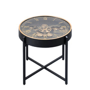 Geared Clock Side Table