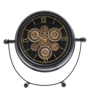 Classic Roman ChronoGear Heritage Clock Black