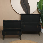 Load image into Gallery viewer, Heirloom Storage Ottoman Set
