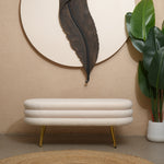 Load image into Gallery viewer, Snowdrift Accent Bench

