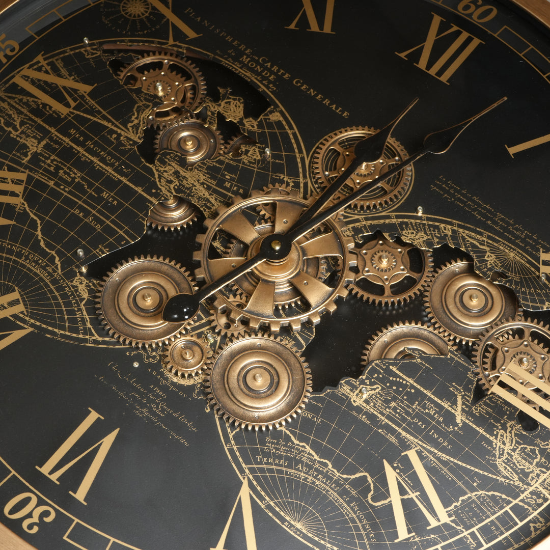 Roman Luxe Timepiece Center Table- Set of 2