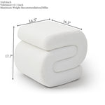 Load image into Gallery viewer, The Cloud Loop Boucle Ottoman
