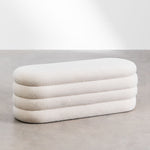Load image into Gallery viewer, The Ribbed Boucle Accent Bench
