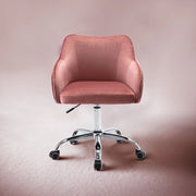 The Chloe Velvet Swivel Chair